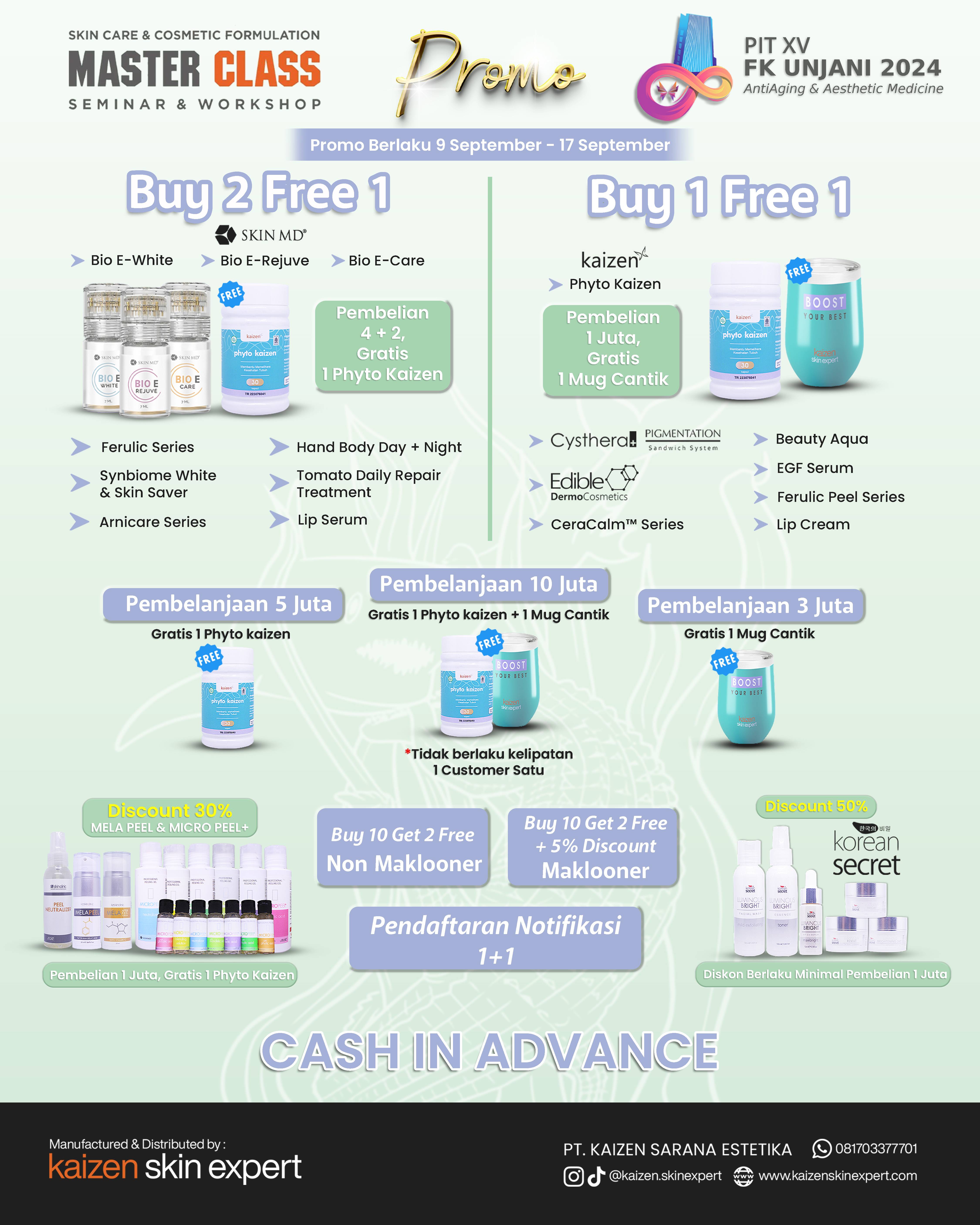 Promo Master Class Surabaya & PIT UNJANI 2024